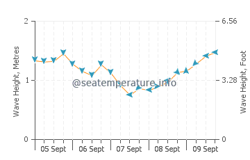 La Gomera wave height and direction