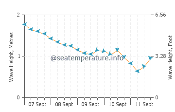 Lady Elliot Island wave height and direction