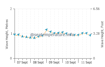 Laguna Niguel wave height and direction