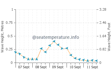 Laiya wave height and direction