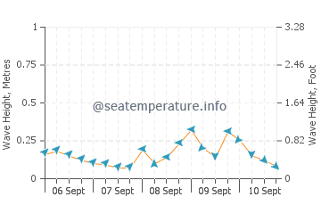Lawigan wave height and direction