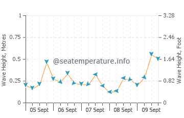 Loyada wave height and direction