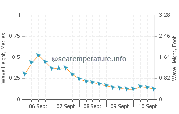 Lumuyon wave height and direction