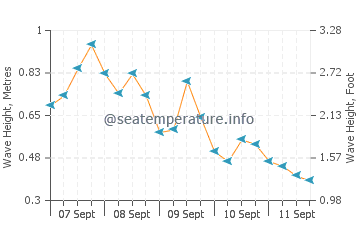 Madang wave height and direction