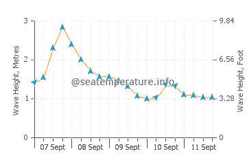 Mahia wave height and direction