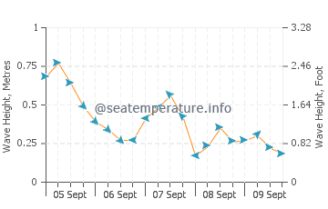 Makkum wave height and direction