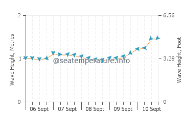 Mokuleia wave height and direction