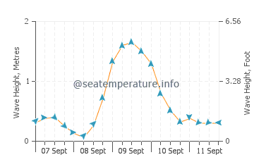 Nahma wave height and direction
