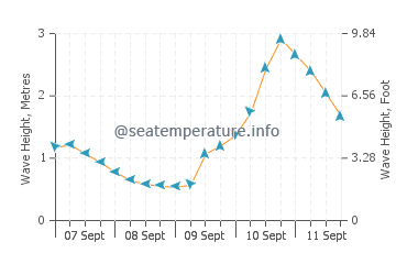 Narrawallee wave height and direction