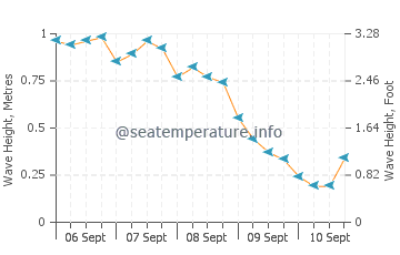 Nesebar wave height and direction