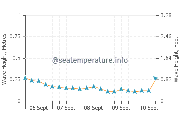 Nishio wave height and direction