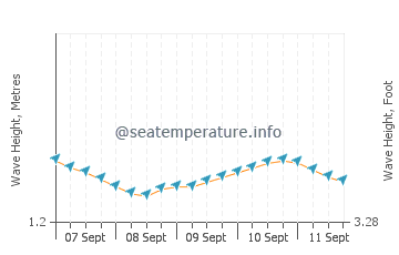 Nosara wave height and direction