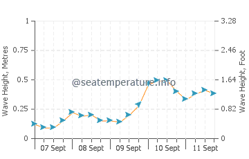 Ochamchyra wave height and direction