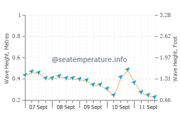 Okurcalar wave height and direction