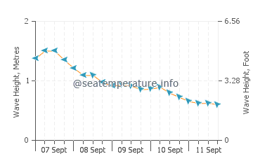 Onjuku wave height and direction