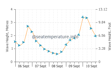 Otaki Beach wave height and direction