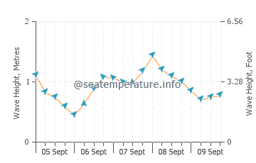 Pagham wave height and direction