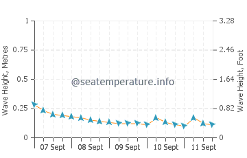Palimbang wave height and direction