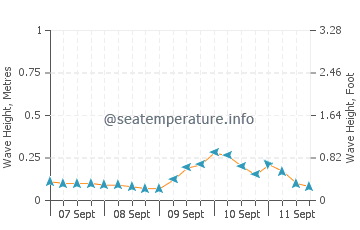 Pangobilian wave height and direction