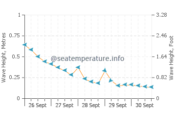 Parua Bay wave height and direction