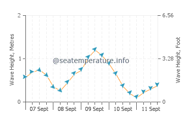 Pierport wave height and direction