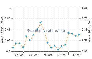 Port Albert wave height and direction