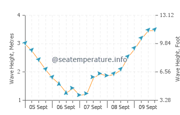 Port Fairy wave height and direction