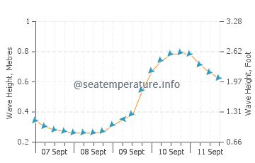 Port Salerno wave height and direction