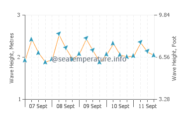 Qalansiyah wave height and direction
