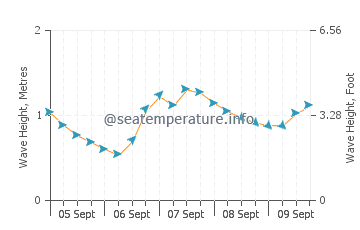 Rianxo wave height and direction