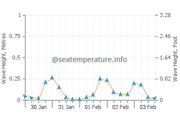 Hauteur des vagues à Richmond Beach