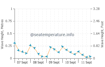 Rossford wave height and direction