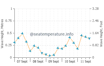 Salmiya wave height and direction