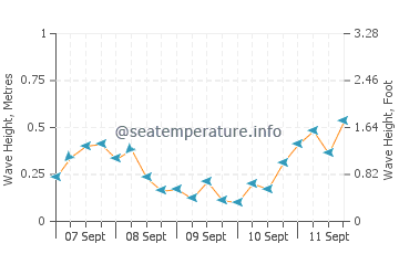 Sarkoy wave height and direction
