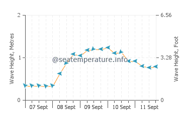 Savannah wave height and direction