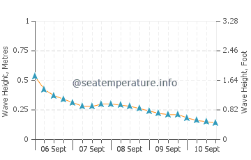 Shimminatocho wave height and direction