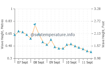Shizuoka Shi wave height and direction