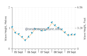 Shoreham-by-Sea wave height and direction
