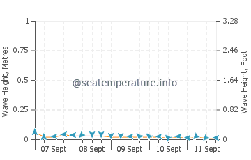 Silanga wave height and direction