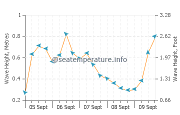 S'illot wave height and direction