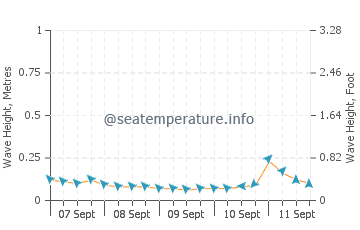 Simunul wave height and direction
