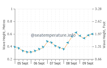 Swansboro wave height and direction