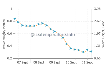 Tagbak wave height and direction