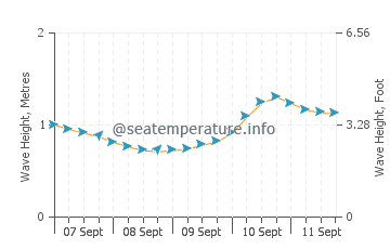 Taholah wave height and direction