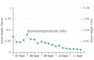 Tanjungpinang wave height and direction