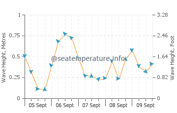 Tavira wave height and direction