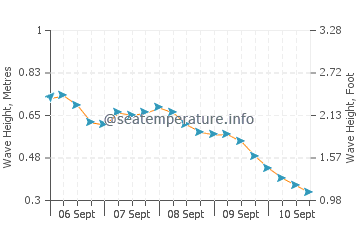 Tayaman wave height and direction