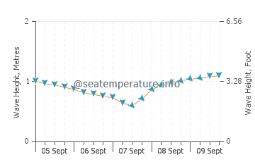 Tazacorte wave height and direction