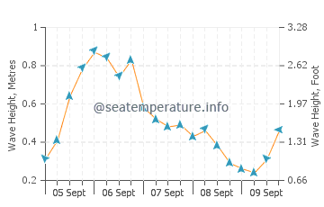 Tisbury wave height and direction