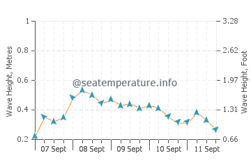 Todekisar wave height and direction